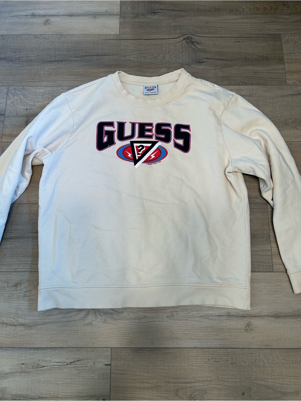 GUESS x J Balvin Cream Crewneck